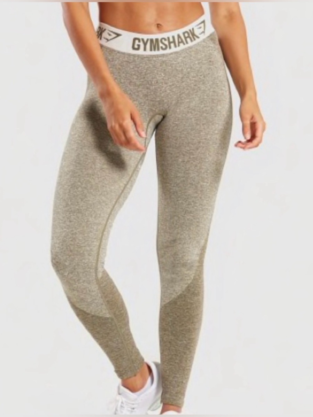 Gymshark Olive Green Seamless High-Waist Leggings - L